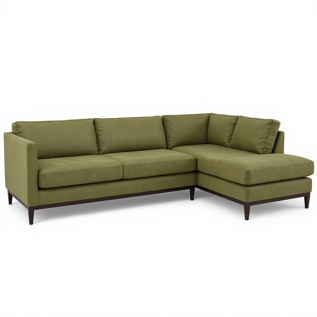 Lee Industries 3585 in Bergdorf Cashmere, AI render